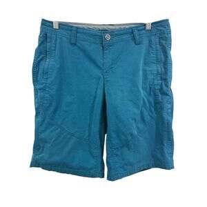 Kuhl Women’s Spire Shorts Blue Cotton Nylon Outdoor Hiking Size 12